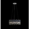 Illuminati Lighting ARCADIA Sospensione 6 luci, Cromo, 6 lampadine x G9 (escluse), ø 42 h 150cm (min.35) cm