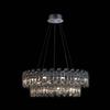 Illuminati Lighting ARCADIA Lampada a sospensione 2 livelli 9/12 luci, Cromo, 21 lampadine x G9 (escluse), ø 82 h 150cm