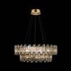 Illuminati Lighting ARCADIA Lampada a sospensione 2 livelli 9/12 luci, oro, 21 lampadine x G9 (escluse), ø 82 h 150cm