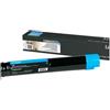 Lexmark C950X2CG toner originale ciano 24.000 copie per Lexmar C950