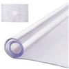 VEVOR Tovaglia in Plastica 1067x1524 mm Protezione Trasparente per Tavolo Spessore 2,0 mm, Tappetino da Scrivania Rettangolare Tovaglia Impermeabile Facile da Pulire, Tavolo da Ufficio, Comodino