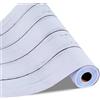 VEVOR Carta da Parati Adesiva Decorativa 45 cm x 12 m, Rotolo di Carta da Parati Autoadesiva in Vinile, Impermeabile, per Rivestimenti Murali, Camere da Letto, Cucine, Uffici, Colore Legno Bianco