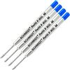 SCHMIDT Confezione da 4 ricariche di inchiostro blu medio P900 Parker Style per penna a sfera