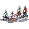 Lemax 32220 Family Bike Ride, Set Of 4
