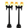 Lemax 34071 Candy Corn Street Light - Set of 2
