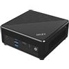 MSI Mini PC Cubi N ADL S-067IT con Intel N100, 4GB RAM, 128GB SSD, Nero