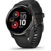 Garmin Venu 2 Plus, Smartwatch AMOLED 1,3, Microfono e cassa, Musica, Garmin Pay, +25 App sport, GPS, Cardio, SpO2 (Slate & Black)