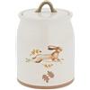 Cooksmart Forest Fable, contenitore in ceramica da cucina, design britannico, stampa animali del bosco, contenitore in gres resistente, accessorio elegante e pratico per la cucina di fattoria