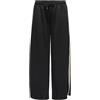 ONLY Onlasta Wide Stripe Pants Swt, Nero, M Donna