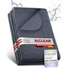 ALCLEAR 820901M_2 panni auto in microfibra, 2 panni XXL 80x55 cm