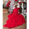 Preziosa Home Plaid in Coral Ass. Natale 210 x 240 Cm con Codatopo e Frill 1 Pz