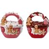 Ad Trend Scatola Natale 13 x 8 Cm H 14 Cm Ceramica Ass. Rosso 1 Pz