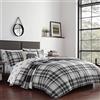 Eddie Bauer Home | Collezione Coal Creek | Set di biancheria da letto in 100% cotone, morbido e accogliente, di alta qualità, con federa abbinata, set di biancheria da letto doppio, grigio