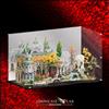 TECA IN PLEXIGLASS ACRILICO-SHOWCASE-PER SET LEGO® 10316-GRAN BURRONE-RIVENDELL