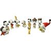 PLASTOYS SNOOPY PEANUTS FIGURE Collezione 5cm Set Completo 10 PLASTOY Originali RARE