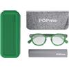 L10 POPME GLASSES FOREST GREEN +1
