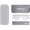 L10 POPME GLASSES ICE WHITE +1