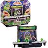 Akedo Arena di battaglia delle Tartarughe Ninja Legends of Akedo con oltre 35 effetti sonori da battaglia e 2 esclusivi mini guerrieri da combattimento - Leonardo e Shredder
