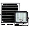 VELAMP Proiettore LED solare 1500 lumen con rilevatore di presenza e pannello solare