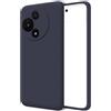 Generico Custodia Compatibile con TCL 60R 5G T519H, 60 R 5G / TCL 60 5G T521H / TCL 60 SE T517H / 60 SE NXTpaper 5G T521K BACK COVER case GEL SILICONE protezione flessibile SLIM matte MORBIDA TPU (Blu)