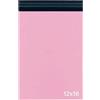 delka Buste postali resistenti, in poliestere, rosa, resistenti agli strappi, per vestiti, documenti, forte adesivo autosigillante, impermeabili e leggere (30 x 40 cm, 25 pezzi)