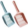 REBECASKYENS 2 palette per lettiera per gatti, Paletta per Lettiera Gatto Plastica, Pala Setaccio per Lettiera, scooper, lettiera per gatti, in plastica, per animali domestici, gatti, cani