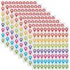 PH PandaHall 640pcs Map Location Stickers 8 Colori You are Here Adesivi Mappa Puntatore Autoadesivo Punto di Riferimento Sticker Etichette Indicatori per Marcare Campeggio Avventura Siti Destinazioni