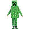 MINECRAFT DISGUISE Minecraft Costume per bambini Creeper, con licenza ufficiale, vestibilità comoda e design dettagliato, M 7 a 8