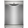 Bosch Serie 2, Lavastoviglie da libera installazione, 60 cm, Acciaio spazzolato anti-impronta