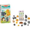 Melissa & Doug Blockables Amici del Bosco - Set di Costruzioni in Legno con Blocchi Collegabili (16 Pezzi), Gioco Creativo e Educativo, Regalo per Bambini e Bambine, 2+ Anni - Certificati FSC