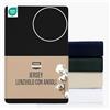 Utopia Bedding - Lenzuolo con Angoli in Jersey - Polycotton - 25 cm di Tasca Profonda (160 x 200 cm, Nero)