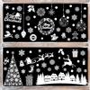 Nepfaivy Vetrofanie di Natalizie per Finestre 84PCS - Adesivi Natalizi per Vetri, Stickers di Vetro Natalizi Rimovibili e Riutilizzabili per Decorazioni Natalizie per la Casa