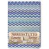 Tex family TELO ARREDO Copritutto GRAN FOULARD Copriletto COPRIDIVANO TESSUTO BEATRICE BLU - 2 PIAZZE
