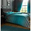GC GAVENO CAVAILIA Copripiumino stampato, set di biancheria da letto in policotone, modello Oscar, verde acqua, letto matrimoniale (200cm x 200cm)