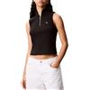 Calvin Klein Top smanicato tinta unita in cotone