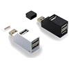 ICT Direct Tower , USB 2.0 HUB 3 porte, Bianco