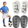 CUVZORA Mini parastinchi da calcio, 2 paia di parastinchi per bambini per una protezione ottimale e un design ergonomico, leggero e traspirante per l'allenamento di calcio nei bambini dai 3 ai 6 anni