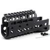 Trirock 6.5 inch Black Two-pieces design drop-in style Universal AK Keymod Handguard fits both RU & US AK47