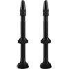 Azarxis Valvola Tubeless Presta per MTB Bici da Corsa e Gravel, 2 Pezzi, 40 mm o 60 mm, Lega di Alluminio Valvola Francese per Cerchi Tubeless (Nero - 60mm - 2 Pezzi)