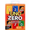 MATTEL TOYS S.R.L. Mattel UNO Zero nuova versione vinci con punteggio più basso 7+ anni JHH48