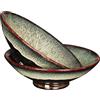 YA JU Set di 2 ciotole per zuppa di ramen in ceramica - perfetto per ramen, pho, zuppa e piatti asiatici, pasta Udon, grande ciotola di pasta cinese asiatica