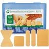 Core Medical CorePlast - Cerotti in tessuto sterili assortiti, resistenti al lavaggio, confezione da 100, resistenti, adesivi, elastici, per casa, lavoro e kit di pronto soccorso, facili da aprire, ad alta
