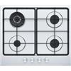 FRANKE Piano Cottura a Gas, Serie Smart 600 FHSM 604 3G DC XS E, 60 cm, 4 Fuochi, Acciaio Inox Satinato - 106.0554.315