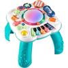 Cemirk Tavolo attività per bambini, giocattoli musicali per bambini 6-12, centro attività (dimensioni: 30 x 30 x 30 cm)