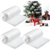 Prmape 3 Rotolo di Neve Artificiale, 80 * 150cm Addensate Morbide Coperte di Neve Artificiale, Natalizia Coperta di Neve Arrotolata, Coperte di Neve di Natale per Addobbi Natalizi Invernali