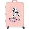 Disney Valigia media Disney Mickey Friendly Nude 48x70x26 cm ABS rigido Chiusura TSA integrata 88L 3,98 kg 4 Doppie ruote
