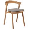 ETHNICRAFT set da 4 sedie con cuscino per esterni BOK struttura teak - 4x10352