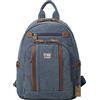 Troop London TRP0255 Troop London Classic Canvas Backpack - Small - Blue