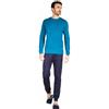 BIRIKKINA Pigiama Uomo Caldo Cotone Invernale Linea Prestige - Pigiama Uomo Invernale Cotone Caldo e Morbido (IT, Testo, S, Regular, Regular, 3641 Orso)