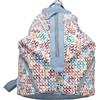 Rieker H1055-14, Donna H1055-14-Borsa a Tracolla, Colore Castagna, Blu (Ocean/Ocean/Chestnut), 39x14x30 Centimeters (B x H x T)